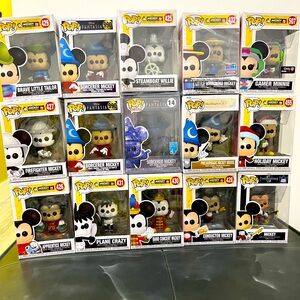 Funko Pop Mickey Mouse lot of 15